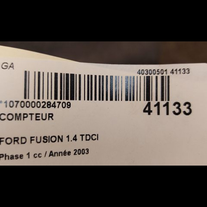 Compteur occasion FORD FUSION Phase 1 09-2002->10-2005 1.4 TDCI 3