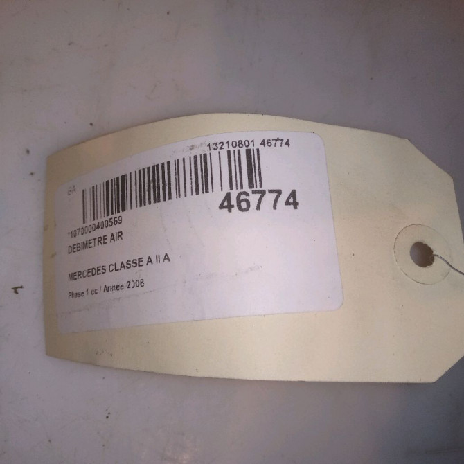 Debimetre air occasion MERCEDES CLASSE A II Phase 1 12-2004->04-2008 A 180 CDI 4