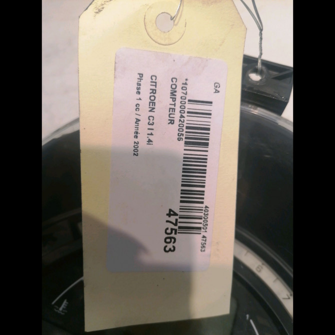 Compteur occasion CITROEN C3 I Phase 1 04-2002->10-2005 1.4i 6104LW 6
