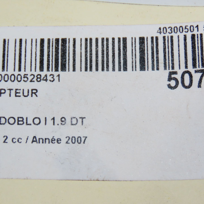 Compteur occasion FIAT DOBLO I Phase 2 01-2006->12-2009 1.9 DT MULTijet 51801035 6