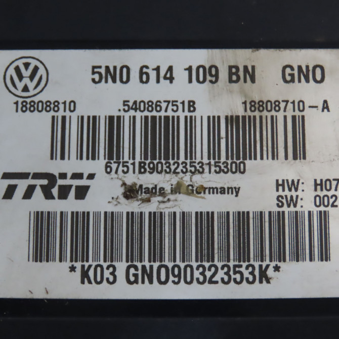Unité hydraulique ABS occasion VOLKSWAGEN TIGUAN I TIGUAN I Phase 2 2011-04-01->2016-12-31 2.0 TDI 140ch 5N0614109CNBEF 4