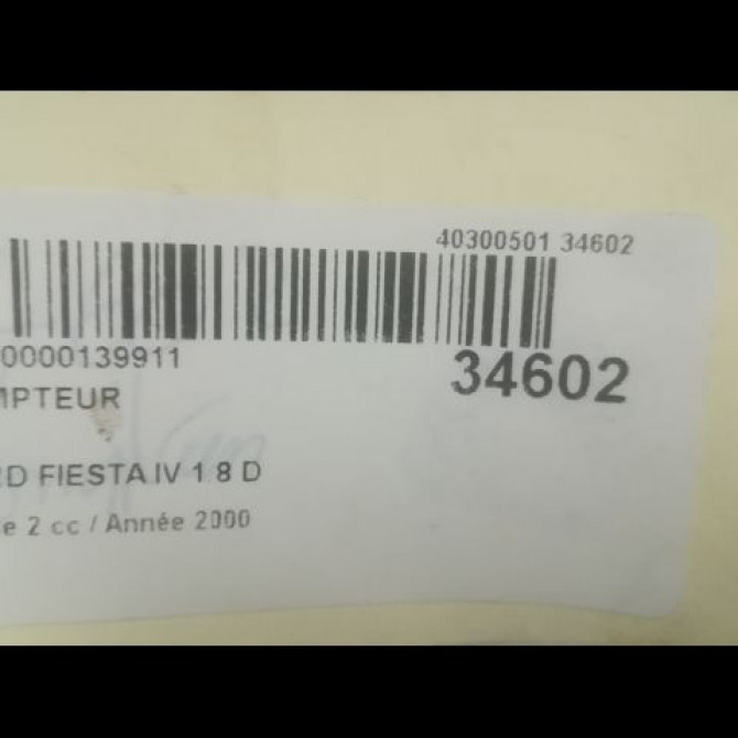 Compteur occasion FORD FIESTA IV Phase 2 09-1999->09-2002 1.8 D 1138021 4