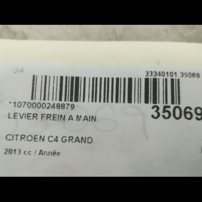 Levier frein a main occasion CITROEN C4 GRAND PICASSO II Phase 1 04-2013->... 3