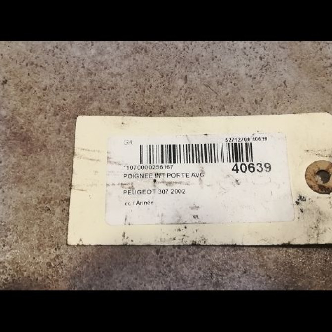 Poignee int porte avg occasion PEUGEOT 307 9143E9 2