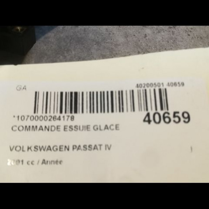 Commande essuie glace occasion VOLKSWAGEN PASSAT IV Phase 2 10-2000->03-2005 4B0953503G01C 3