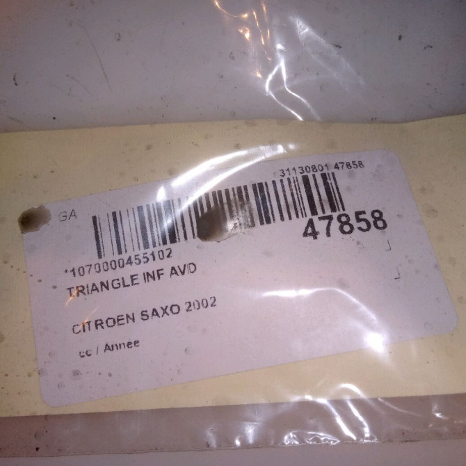Triangle inf avd occasion CITROEN SAXO 352093 4