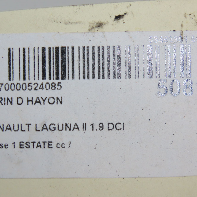 Verin droit hayon occasion RENAULT LAGUNA II Phase 1 ESTATE 11-2000->03-2005 1.9 DCI 120ch 8200000903 4