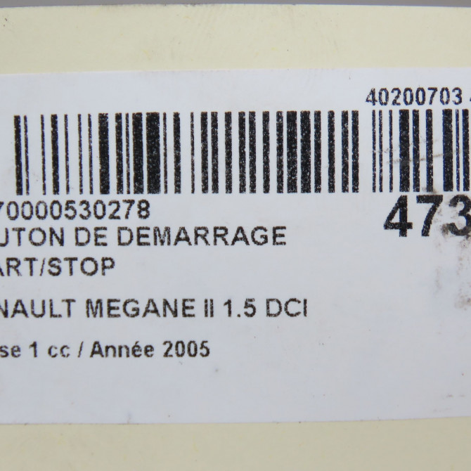 occasion RENAULT MEGANE II Phase 1 09-2003->12-2005 1.5 DCI 100ch 4