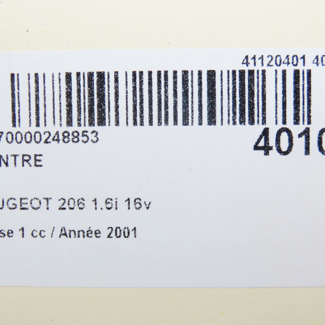 Montre occasion PEUGEOT 206 Phase 1 09-1998->03-2009 1.6i 16v 6155N2 5