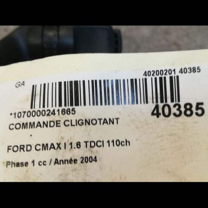 Commande clignotant occasion FORD CMAX I Phase 1 09-2003->03-2007 1.6 TDCI 110ch 9181010 3