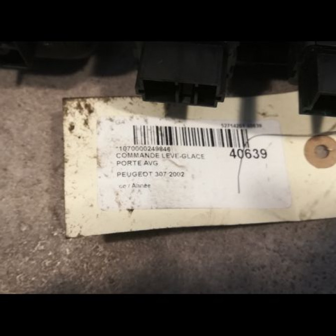 Commande lève-glace porte avant gauche occasion PEUGEOT 307 3