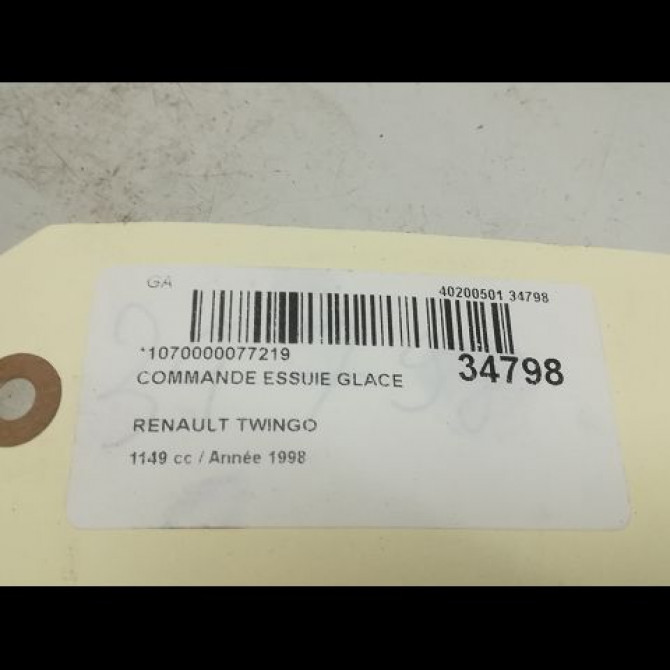 Commande essuie glace occasion RENAULT TWINGO I Phase 2 08-1998->08-2000 Pack 7701046628 4