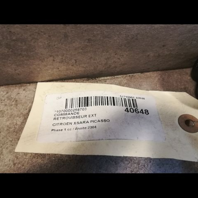 Commande rétroviseurs extérieures électriques occasion CITROEN XSARA PICASSO Phase 1 12-1999->02-2004 2.0 HDi 90ch 6545LC 3
