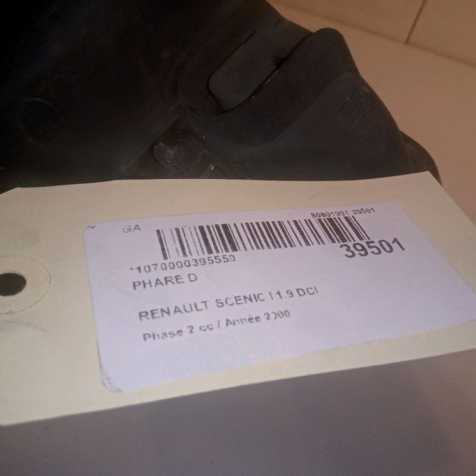 Phare droit occasion RENAULT SCENIC I Phase 2 08-1999->06-2003 1.9 DCI 100ch 260108021R 4
