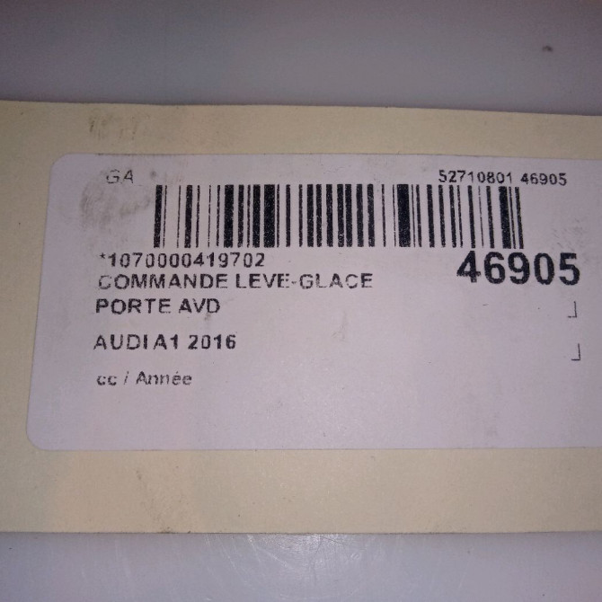 Commande lève-glace porte avant droite occasion AUDI A1 4H0959855A5PR 4