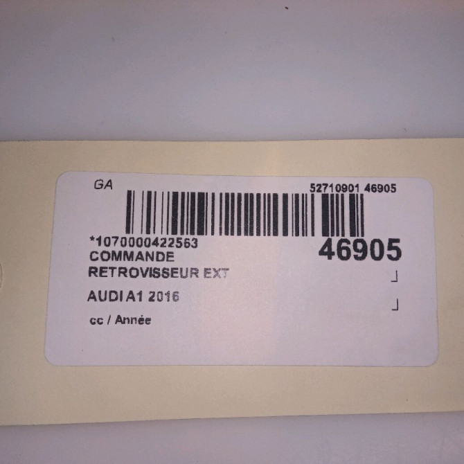 Commande rétroviseurs extérieures électriques occasion AUDI A1 4F0959565A5PR 3