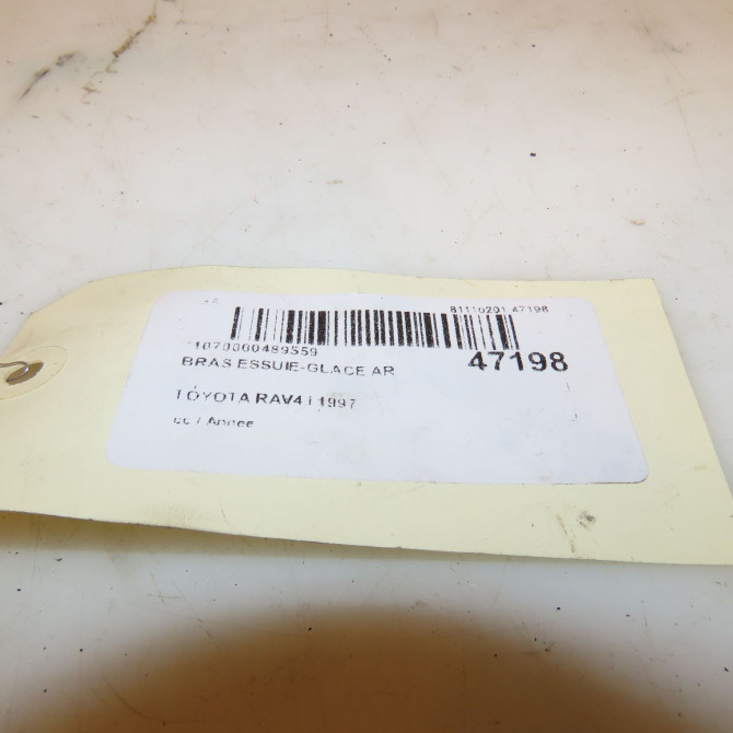 Bras essuie-glace arrière occasion TOYOTA RAV4 I 8524142020 4