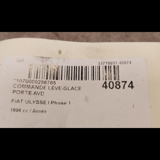 Commande lève-glace porte avant droite occasion FIAT ULYSSE I Phase 1 02-1995->09-2002 3