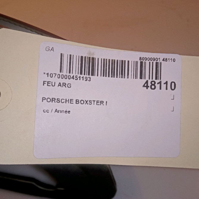 Feu arrière gauche occasion 4