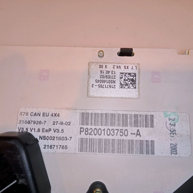 Compteur occasion RENAULT KANGOO I Phase 1 09-1997->06-2003 8200251365 5