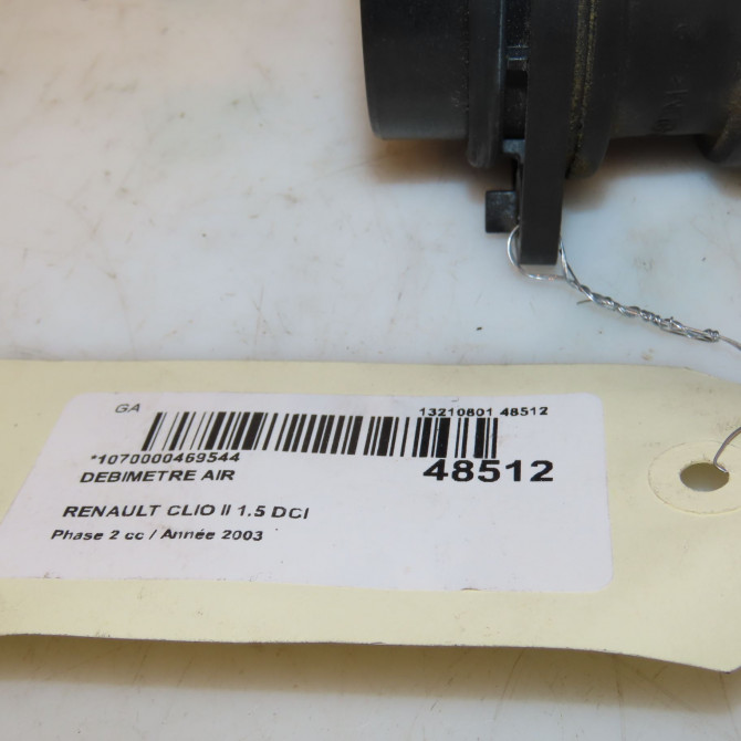 Debimetre air occasion RENAULT CLIO II Phase 2 06-2001->07-2006 1.5 DCI 65ch 3
