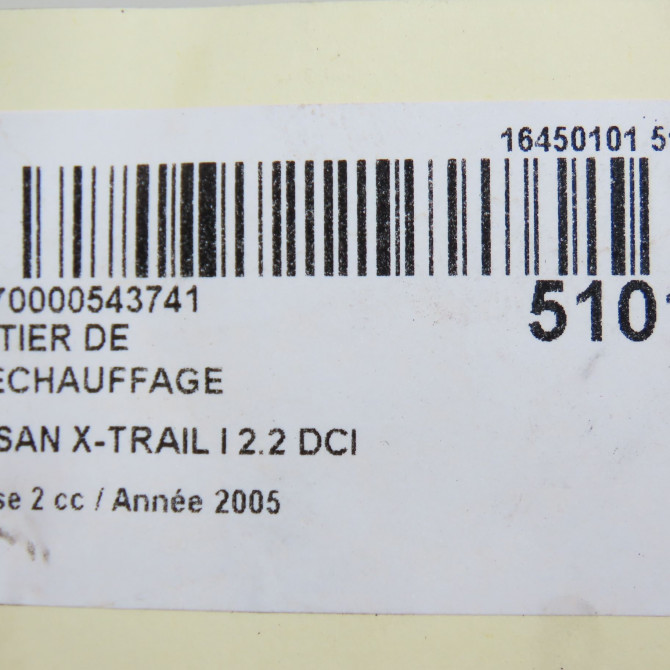 Boitier de préchauffage occasion NISSAN X-TRAIL I Phase 2 01-2004->11-2007 2.2 DCI 4