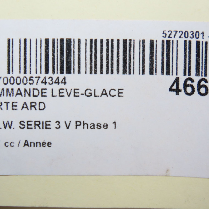 Commande leve-glace porte arrière droite occasion B.M.W. SERIE 3 V Phase 1 03-2005->09-2008 61316945876 4