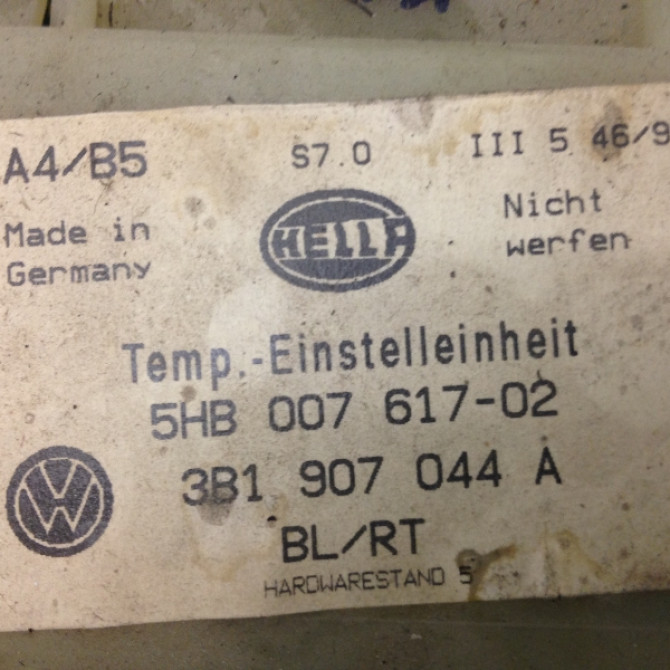 Commande de chauffage occasion VOLKSWAGEN GOLF IV GOLF IV Phase 1 1998-01-01->2005-06-30 1J0820045K 2