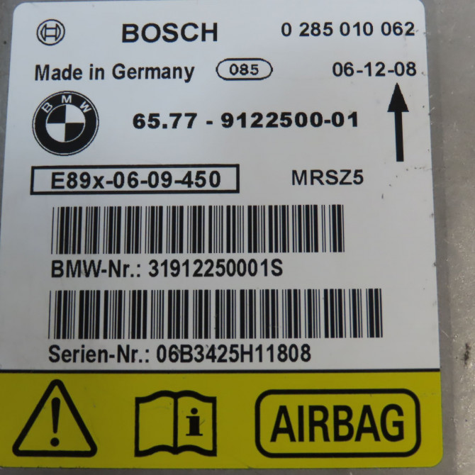 Boitier pyrotechnique occasion B.M.W. SERIE 3 V Phase 1 03-2005->09-2008 65779184432 4