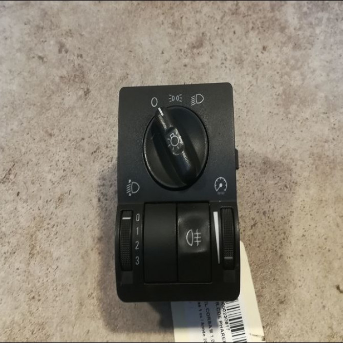 Interrupteur commande de phares occasion OPEL CORSA III Phase 1 10-2000->08-2003 1.0i 12v 9185413 1