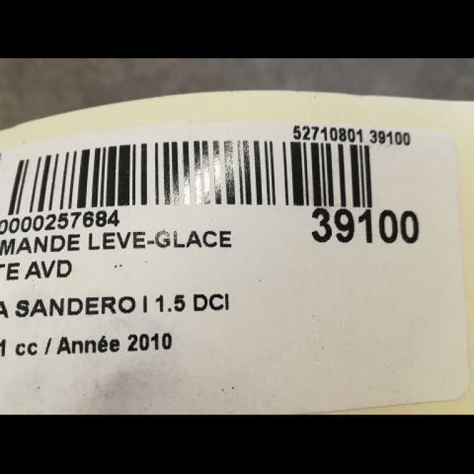 Commande lève-glace porte avant droite occasion DACIA SANDERO I Phase 1 06-2008->10-2012 1.5 DCI 70ch 8200602227 3