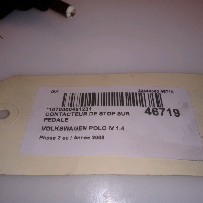 occasion VOLKSWAGEN POLO IV Phase 2 05-2005->09-2009 1.4 TDI 70ch 6Q0945511 6