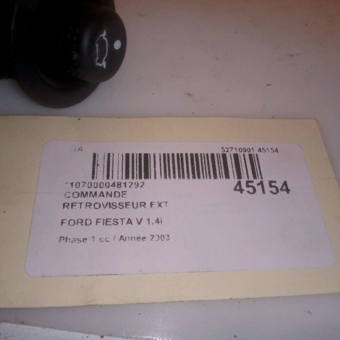 Commande rétroviseurs extérieures électriques occasion FORD FIESTA V Phase 1 09-2002->10-2005 1.4i 4495427 4