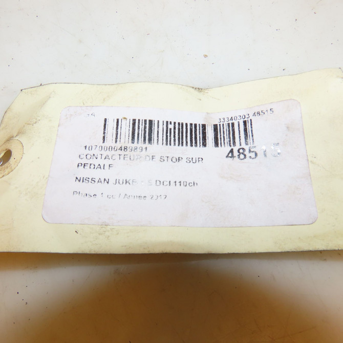 occasion NISSAN JUKE Phase 1 09-2010->... 1.5 DCI 110ch 253204M40A 3
