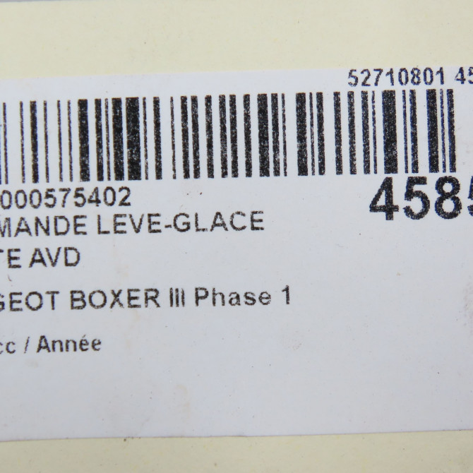 Commande lève-glace porte avant droite occasion PEUGEOT BOXER III Phase 1 06-2006->... 6