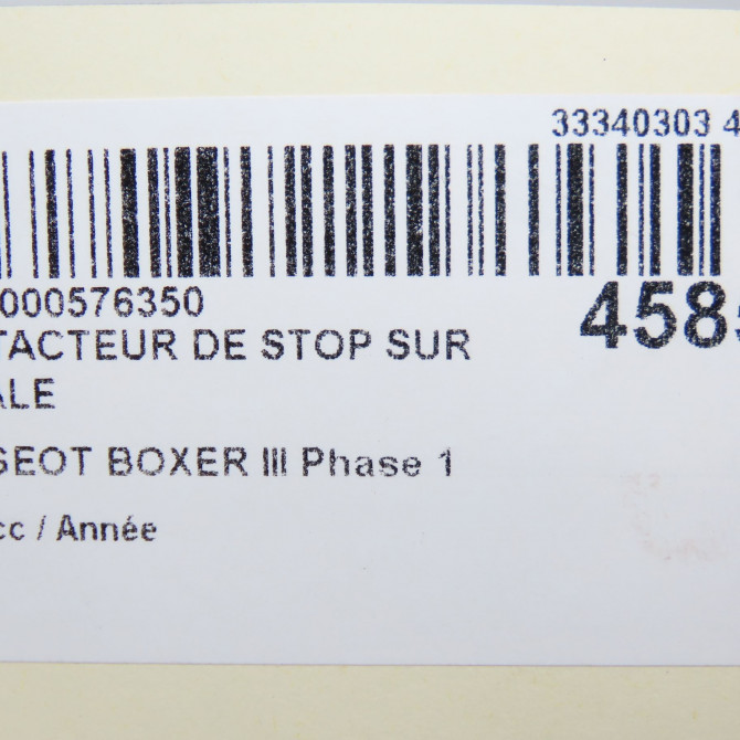 occasion PEUGEOT BOXER III Phase 1 06-2006->... 1617548580 4