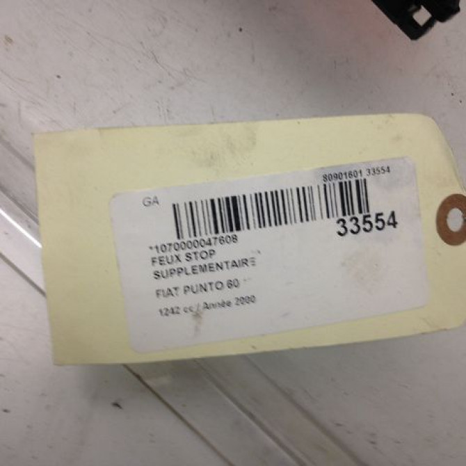 Feux stop supplementaire occasion FIAT PUNTO II Phase 1 10-1999->05-2003 60 S 735278919 3