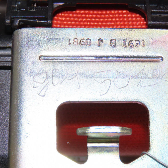 Ceinture arrière gauche occasion PEUGEOT 208 208 Phase 1 2012-03-01->2015-09-30 98063162HA 3