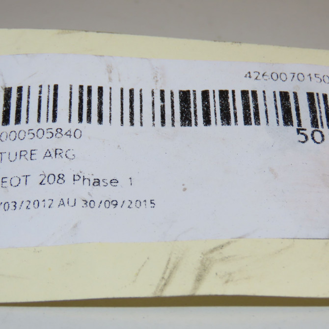 Ceinture arrière gauche occasion PEUGEOT 208 208 Phase 1 2012-03-01->2015-09-30 98063162HA 4