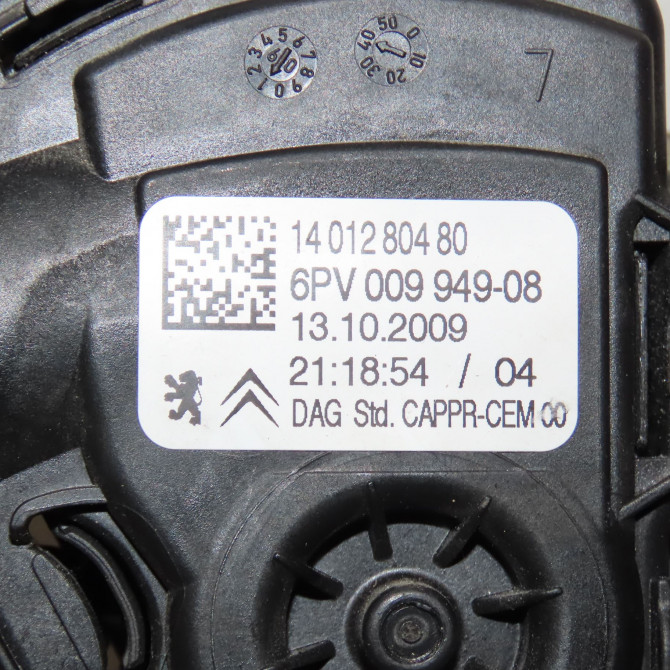 Potentiometre accelerateur occasion PEUGEOT EXPERT II Phase 1 01-2007->... 1.6 HDI 90ch 3