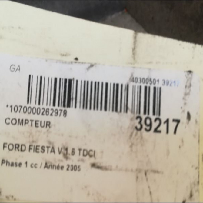 Compteur occasion FORD FIESTA V Phase 1 09-2002->10-2005 1.6 TDCI 1382462 3