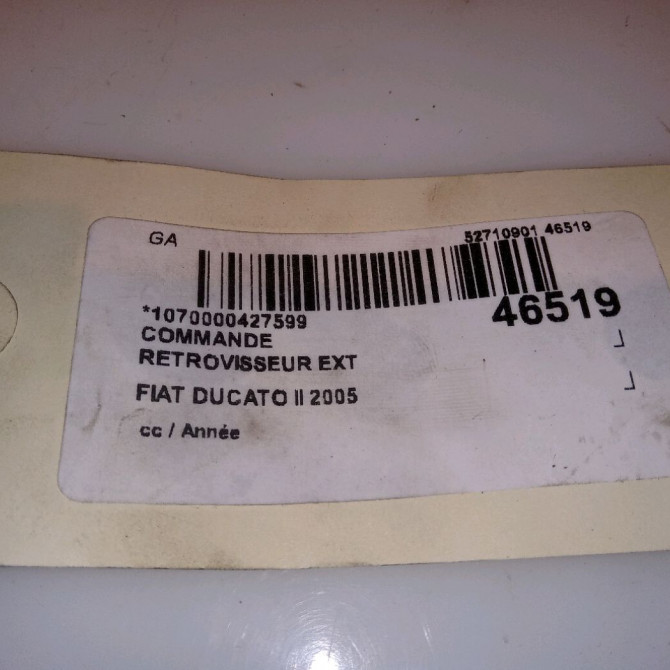 Commande rétroviseurs extérieures électriques occasion DUCATO II 735315619 4