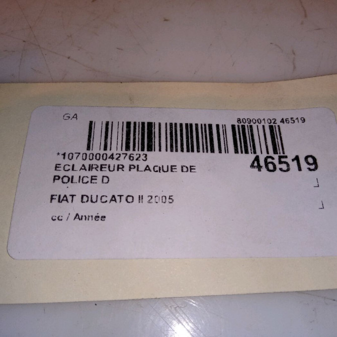 Eclaireur plaque de police d occasion DUCATO II 1399431080 4