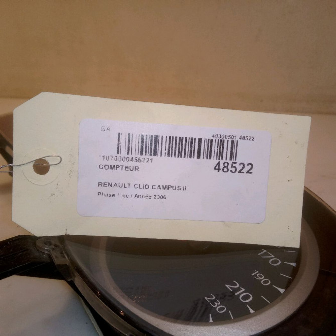 Compteur occasion RENAULT CLIO CAMPUS II Phase 1 07-2006->07-2009 1.5 DCI 70ch 8200451344 4