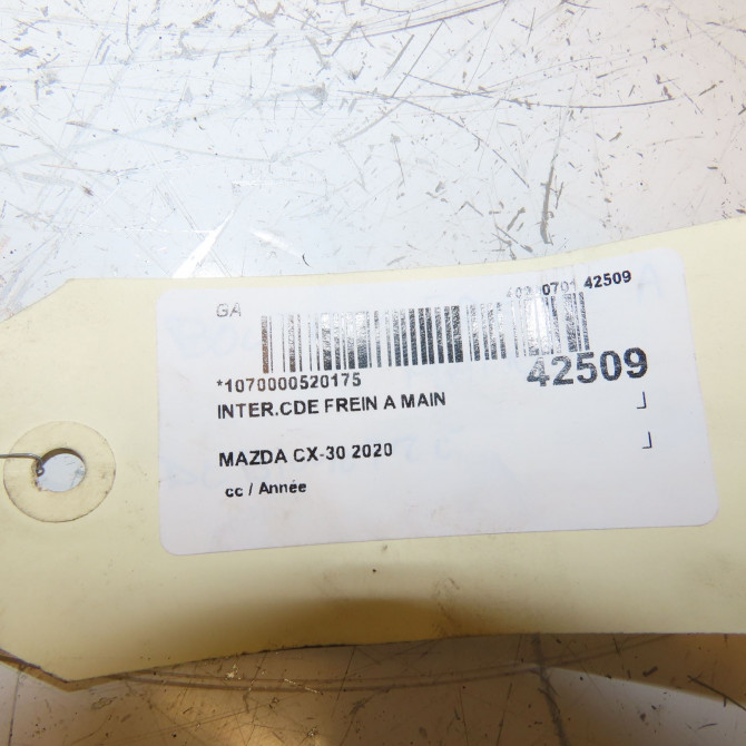 Interrupteur commande de frein a main occasion MAZDA BDGF66EP0A 4