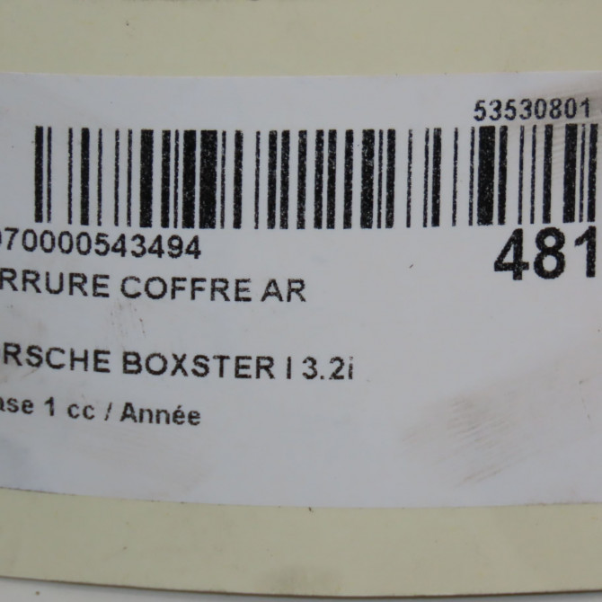 Serrure coffre arrière occasion 5