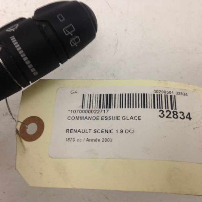 Commande essuie glace occasion RENAULT SCENIC I Phase 2 08-1999->06-2003 7701047262 4