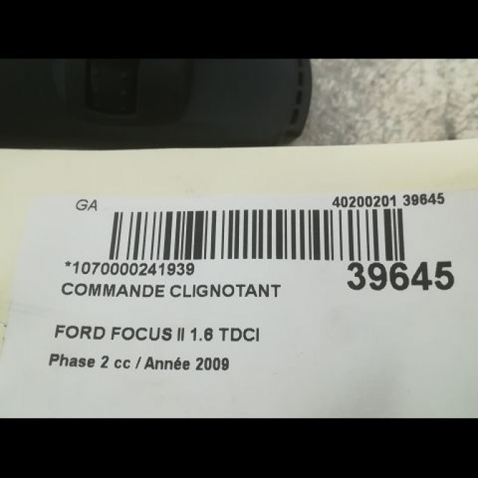 Commande clignotant occasion FORD FOCUS II Phase 2 01-2008->12-2010 1.6 TDCI 90ch 1362588 3