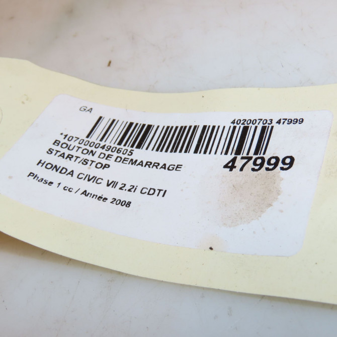 occasion HONDA CIVIC VII Phase 1 01-2006->09-2008 2.2i CDTI 4