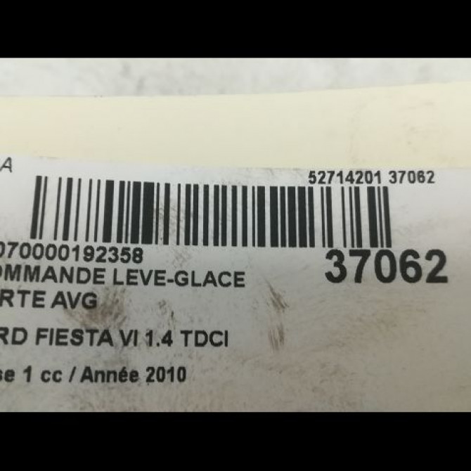 Commande lève-glace porte avant gauche occasion FORD FIESTA VI Phase 1 10-2008->11-2012 1.4 TDCI 68ch 3